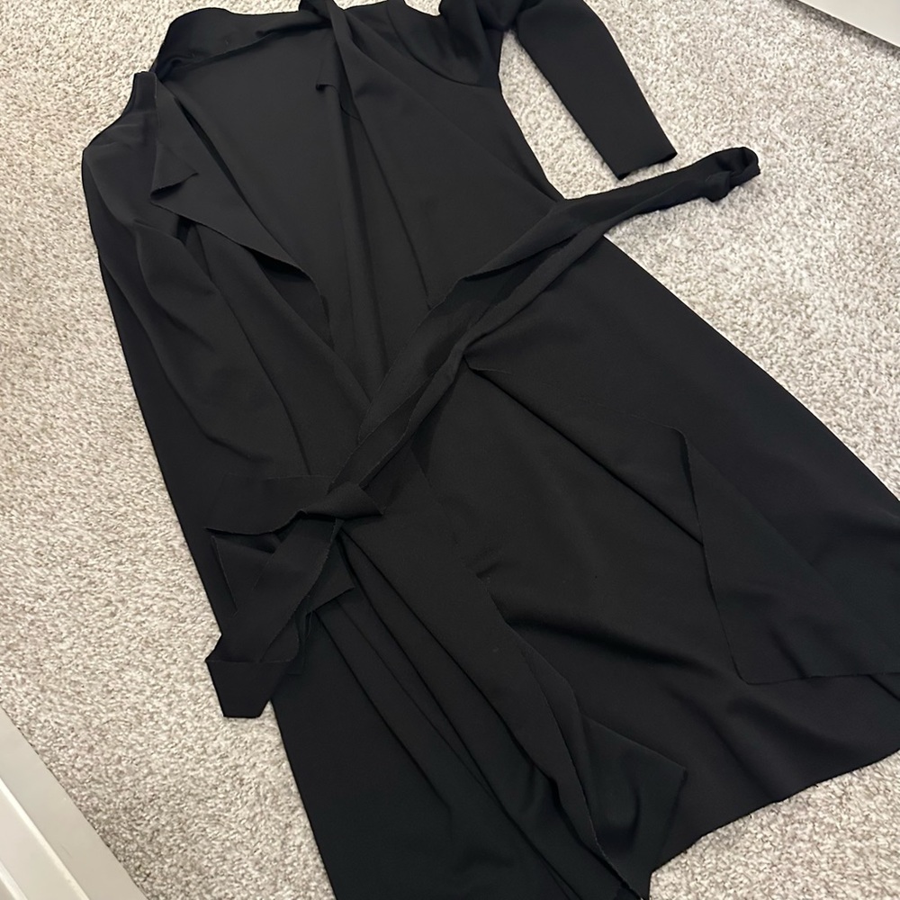 Boohoo Cardigan Long Sleeve Belted Duster